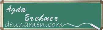 Agda Brehmer Visitenkarte